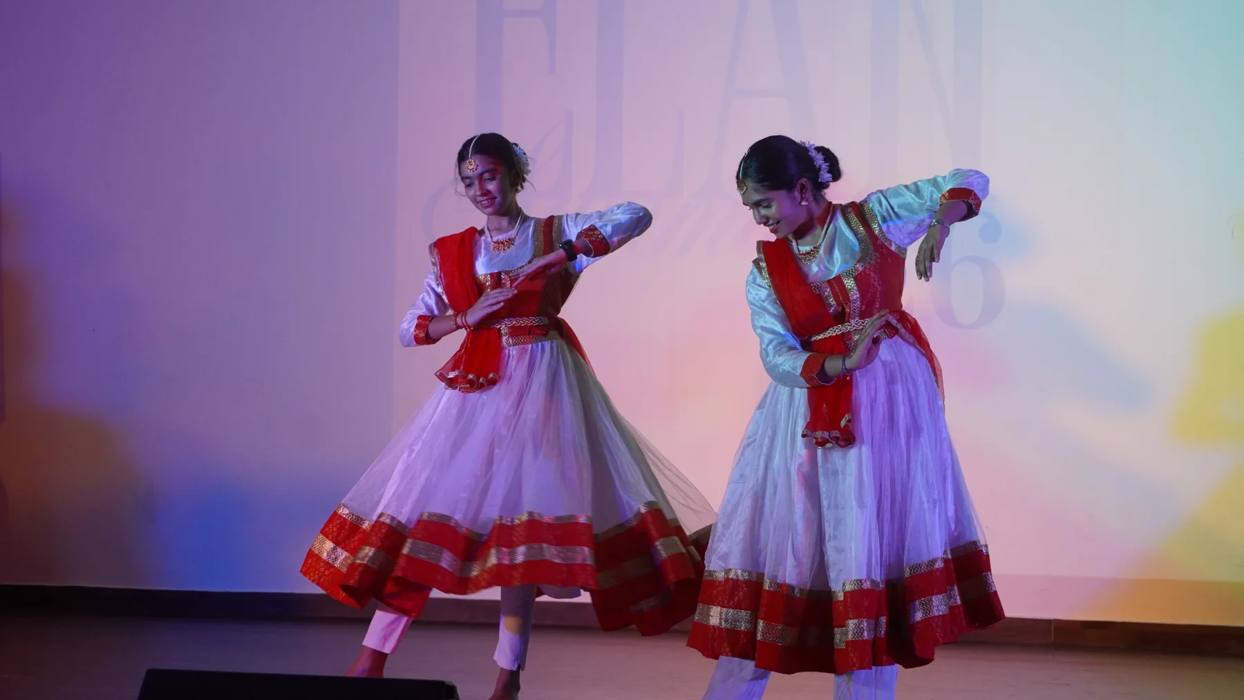 Two dancers performing on stage during Day 1